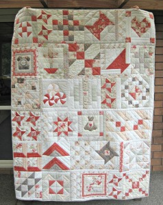 Completed Grandma's Kitchen quilt
