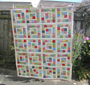 Completed quilt