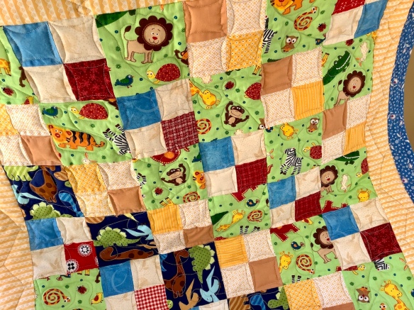 Quilting of Boy's quilt