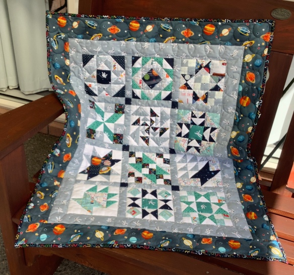 Space quilt finished